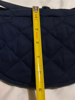 Vera Bradley Quilted Navy Blue Belt Bag Fanny Pack Crossbody thumbnail 5
