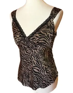 Wild Fable Tiger stripes n lace sexy NWT camisole thumbnail 1