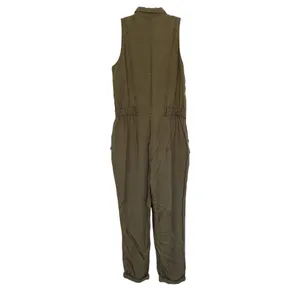 Abercrombie Fitch Green Sleeveless Utility Jumpsuit Small Tall thumbnail 2