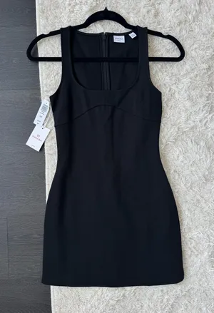 Sunday Best Aritzia Dress Mini Black thumbnail 1