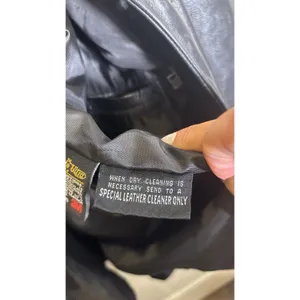 Wilson's Leather 'M. Julian' Jacket Coat‎ Lined Full Zip Men's XL Vintage Black thumbnail 11