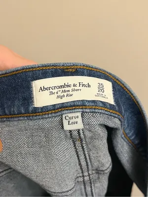 Abercrombie Curve Love The 4” Mom Short High Rise Size 35 / 20 thumbnail 9