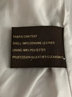 Juliano Gelin Leather Jacket Women’s Size M White Full-Zip With Front Pockets thumbnail 9