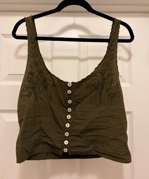 Free People Into You Eyelet Top thumbnail 1
