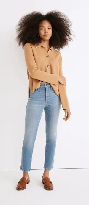 Madewell Stovepipe Jeans in Euclid‎ Wash Blue Size 25 thumbnail 1