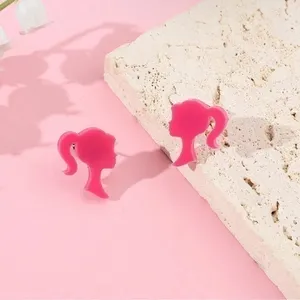 Pink Barbie Earrings thumbnail 4
