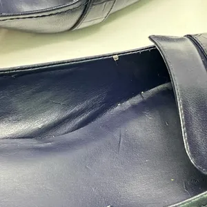 Easy Spirit Leather Slip On Heel‎ Women 8.5 Dark Purle Business Timeless Comfort thumbnail 8