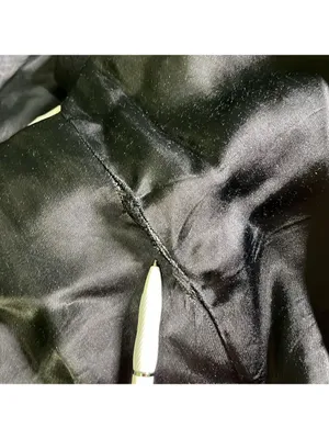Vintage Cashmere Coat John Weitz Black Double-Breasted Cashmere long Coat thumbnail 9