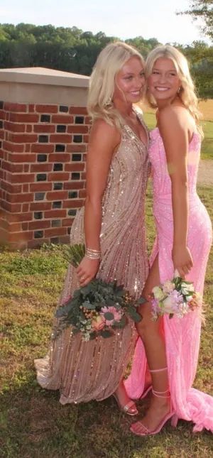 prom dress Gold Size 2 thumbnail 1