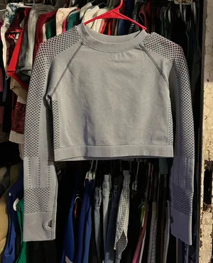 long sleeve crop athletic top Gray Size M thumbnail 1