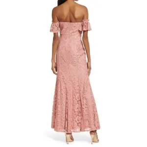 NWT lulus adorning hearts‎ lace off the shoulder maxi dress size xl thumbnail 2