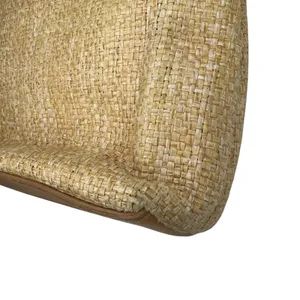 VTG Etienne‎ Aigner Handbag Straw Woven Charm Shoulder Bag Beach Coastal Purse thumbnail 8