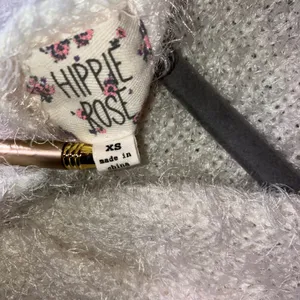 Hippie Rose Fuzzy‎ Knit Sweater Women XS Twist Front Pullover Cozy Soft Chic thumbnail 11