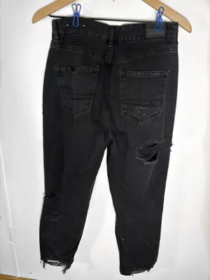 Black American Eagle Jeans Outfitters Distressed thumbnail 2