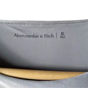 Abercrombie & Fitch Base Layer Crewneck Long Sleeve Gray Shirt XL NWT thumbnail 4
