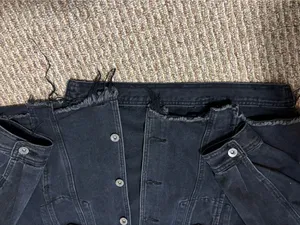 Grey Bandit Distressed Denim Jacket thumbnail 4