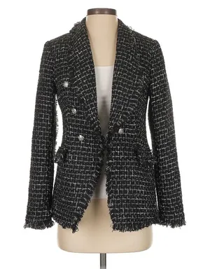 Rachel Zoe Black Sequin Blazer thumbnail 1