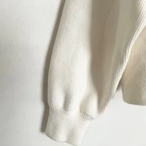 Alo Scholar Cardigan Sweater Ivory L thumbnail 4