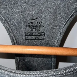 Nike Gray Sport Bra Size XS thumbnail 2