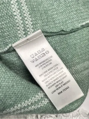 Rachel Roy Sweater Medium Plaid Knit Hoodie Green White Women's Soft Cozy thumbnail 6