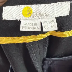 Boden Bristol 7/8th Trousers in Black Size‎ 6 Regular thumbnail 7