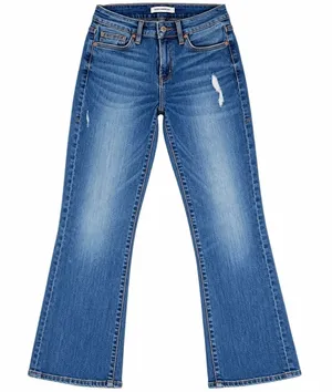 good american good cuts cropped bootcut jeans good waist 4/27 thumbnail 1