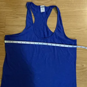 Victoria’s Secret PINK racer back tank top-royal blue. Size Large thumbnail 4