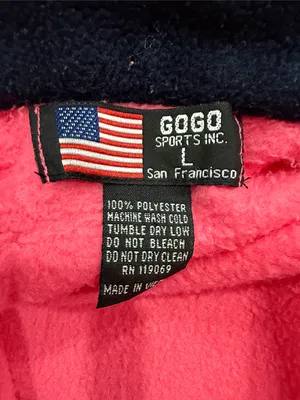 GoGo sports fleece hot pink cape cod women’s vest size large . thumbnail 2