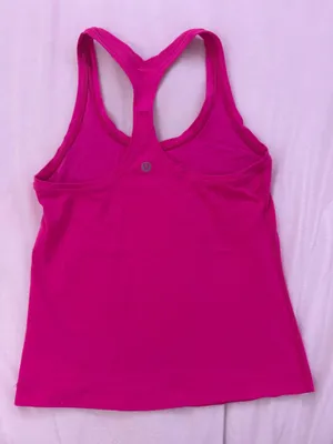 Cool Racerback Short Tank Top *Nulu “Sonic Pink” Size 4 thumbnail 2