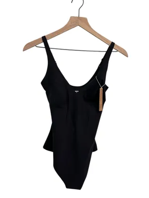 Skims Body Plunge Bodysuit Onyx Large NWT SOLD OUT thumbnail 2