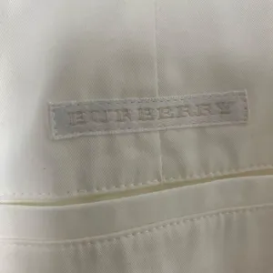Burberry Golf White Cotton Stretch Pants Women Size 6 NWT Designer Straight Leg thumbnail 4