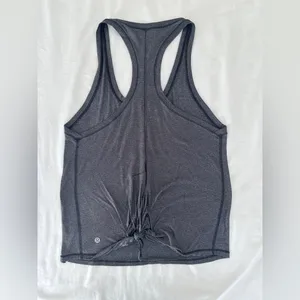 Lululemon Tie It Up Singlet - Heathered Black - 4 thumbnail 8