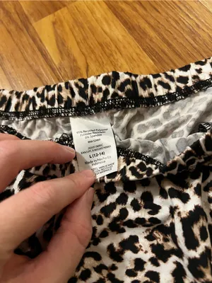 Women’s Black Tank & Leopard Sleep Shorts thumbnail 3