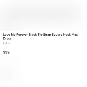 Lulu's Black Love Me Forever Tie-Strap Square Neck Maxi Dress thumbnail 6