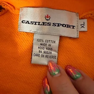 Clemson Tigers Castles Sport Fleece Raglan Omni-Shade Quarter-Zip Jacket Size XL thumbnail 5