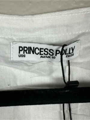 Princess Polly Spirito vest top white SZ:6 thumbnail 9
