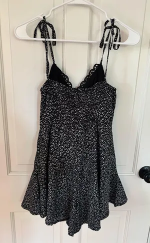 Princess Polly Romper Black and White thumbnail 3