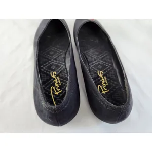 Primus Campus Ohio State OSU Shoes Flats Womens Sz 10 Slip On Black‎ Faux Suede thumbnail 5