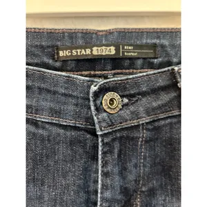 Big Star 1974 Remy Bootcut Jeans Dark Indigo Wash Size‎ 28L HWREMPLIBU thumbnail 2