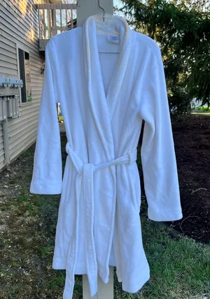 Calvin Klein Women's Plush Fleece Shawl-Collar Robe thumbnail 1
