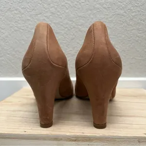 ECCO Camel Brown Almond Toe Leather‎ Pumps 38 thumbnail 3