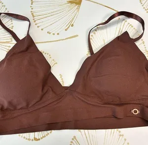 Danskin Brown Soft wireless Bra Medium thumbnail 1