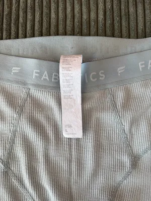 Fabletics Waffle High-Waisted Leggings Light Blue L thumbnail 4