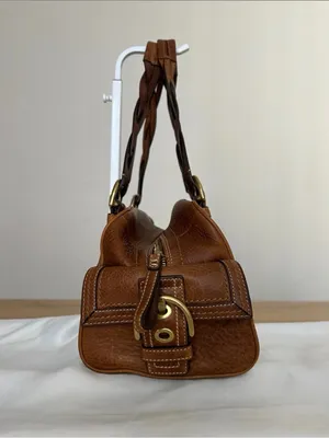 COACH Vintage Leather Shoulder Bag with dustbag thumbnail 6