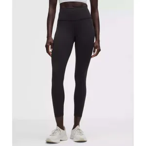 Lululemon Wunder Train High-Rise Tight with Pockets 25" Black Size 10 thumbnail 5