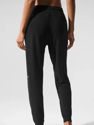 Alo Yoga Black Soho Sweatpant thumbnail 2