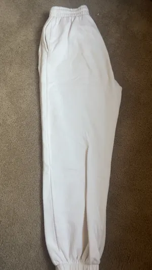 Zara Sweatpants White  thumbnail 4