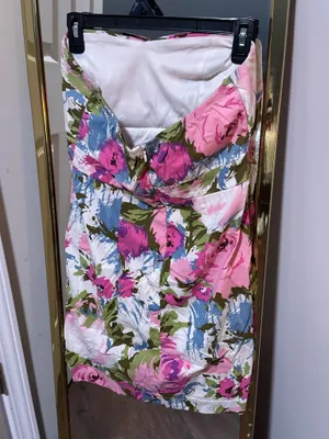 Twenty One Floral colorful dress thumbnail 2