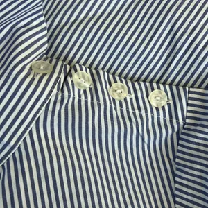 Earth Music & Ecology Striped Blue Womens Top thumbnail 3