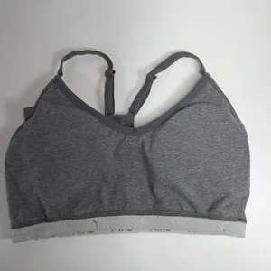 NIKE XL Small Dri-Fit Indy Light Support Sports Bra Gray Swoosh Logo Women's thumbnail 6